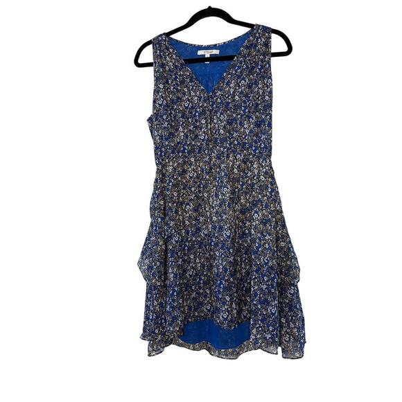 Derek Lam 10 Crosby Dresses & Skirts - Derek Lam 10 Crosby Blue Floral Tiered Sleeveless Dress Sz 6